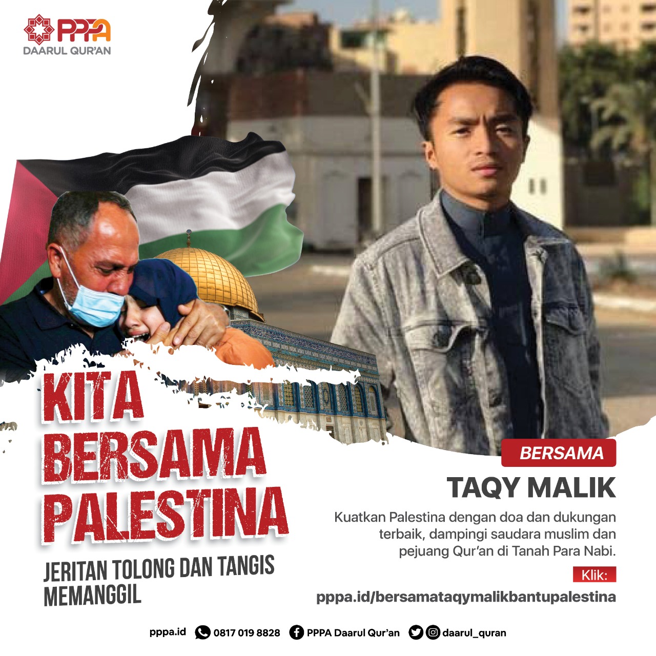 Bersama Taqy Malik Bantu Palestina