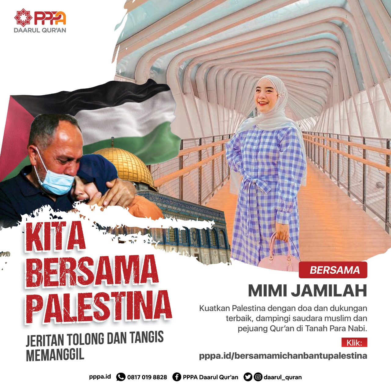 Bersama Mimi Jamilah Bantu Palestina
