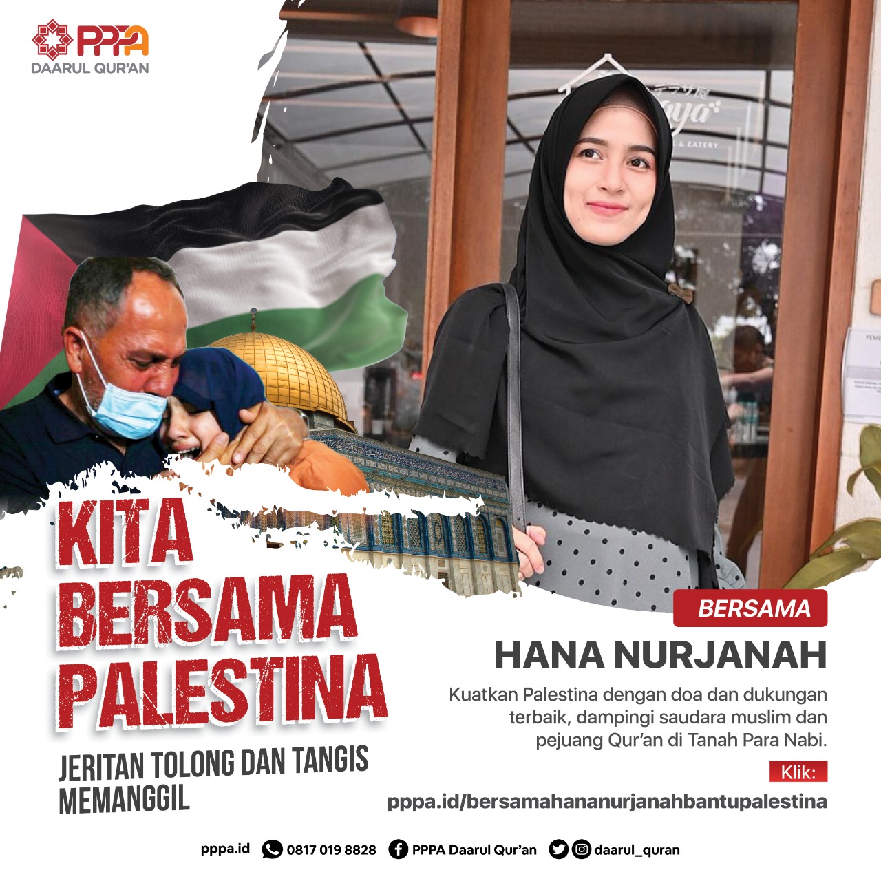 Bersama Hana Nurjanah Bantu Palestina