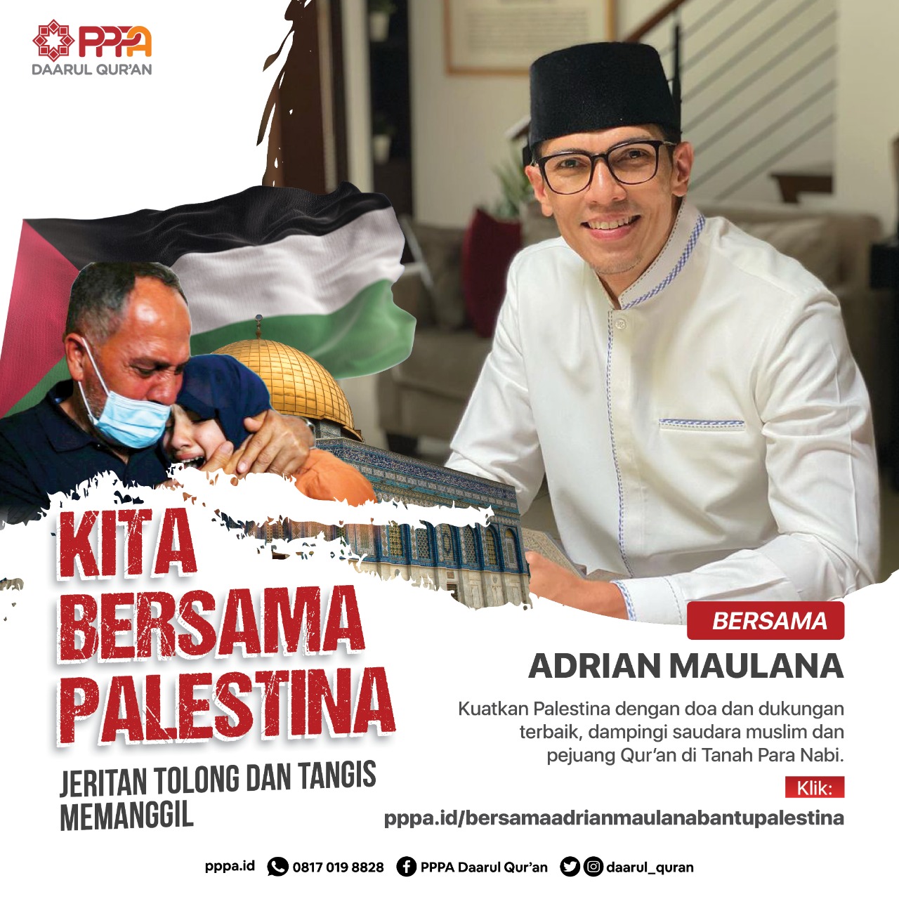 Bersama Adrian Maulana Bantu Palestina 