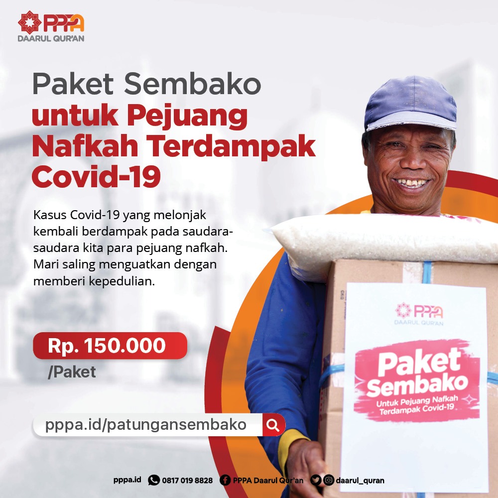 Paket Sembako untuk Pejuang Nafkah Terdamak Covid-19